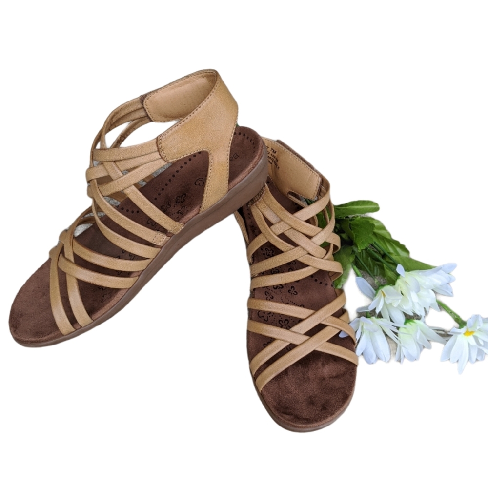 BareTraps Gladiator Sandals Tan Brown EUC
